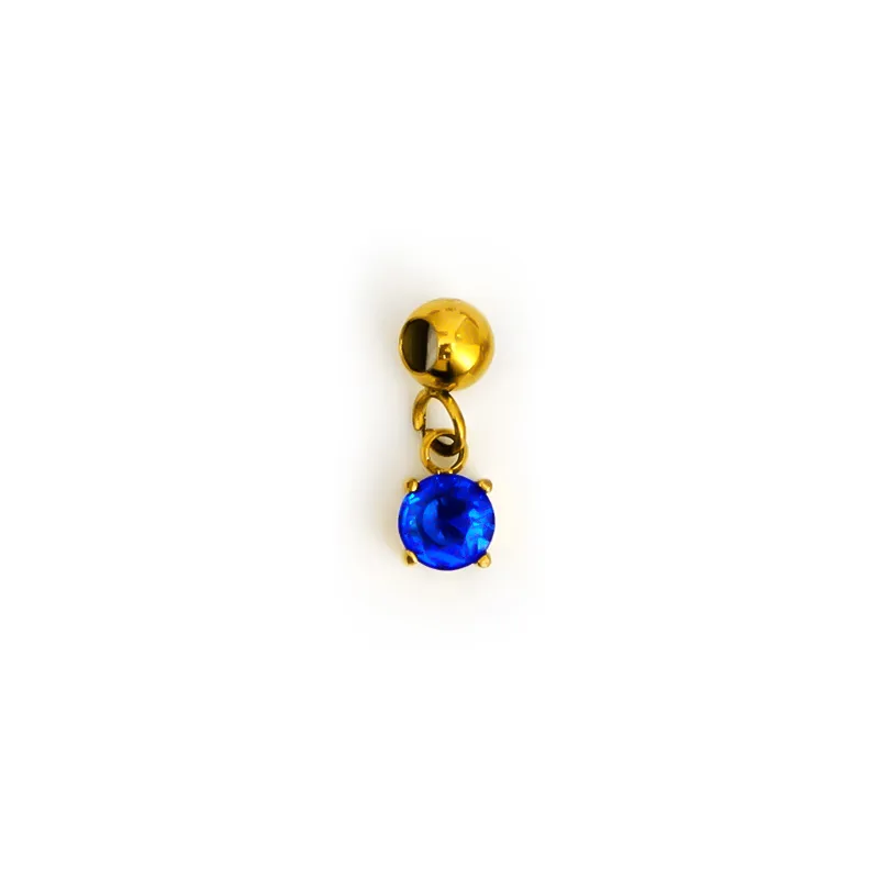 Birthstone Charms - 18K Gold Plated.