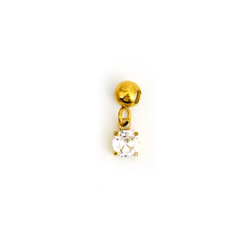 Birthstone Charms - 18K Gold Plated.