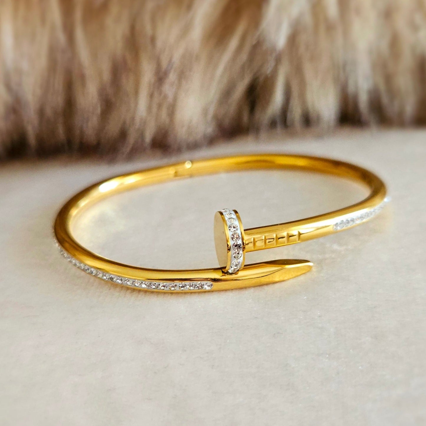 Cersei Bangle - 18K Gold Plated.