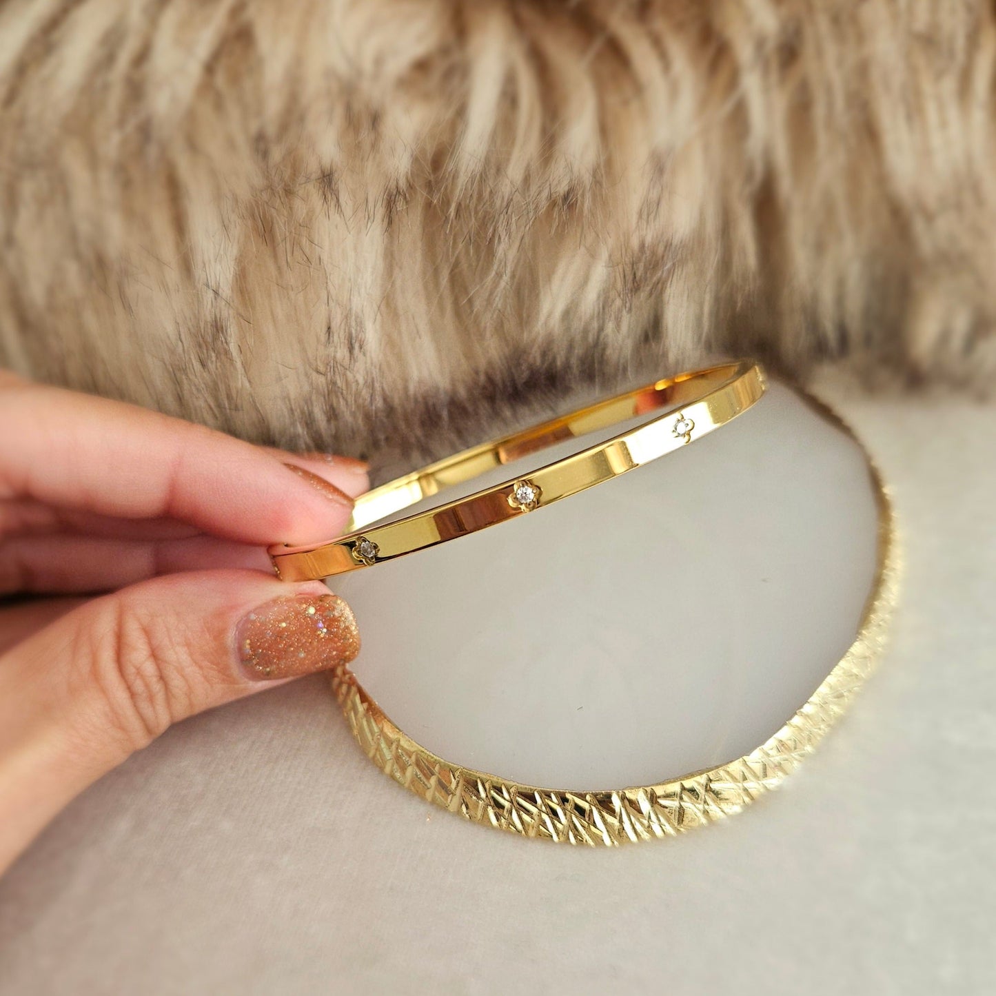 Kate Bangle - 18K Gold Plated.