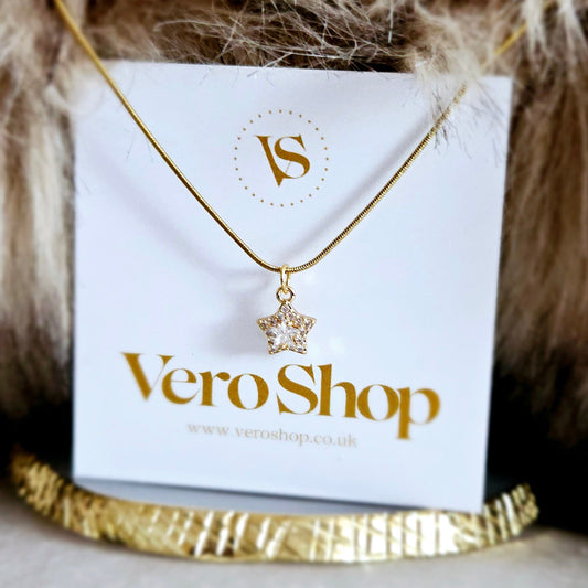Vera Star - Stainless Steel Necklace.